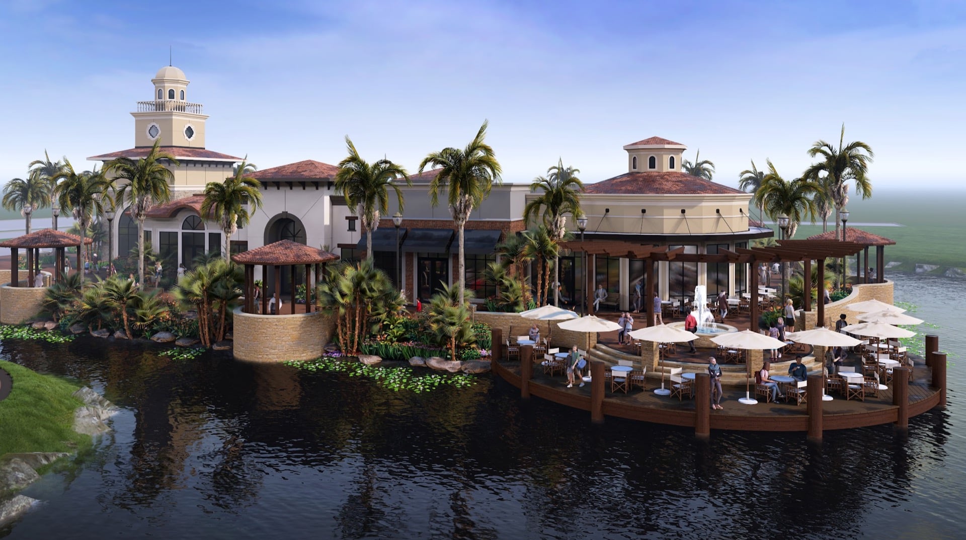 Cathedral Lakes architectural rendering — master plan vision 10