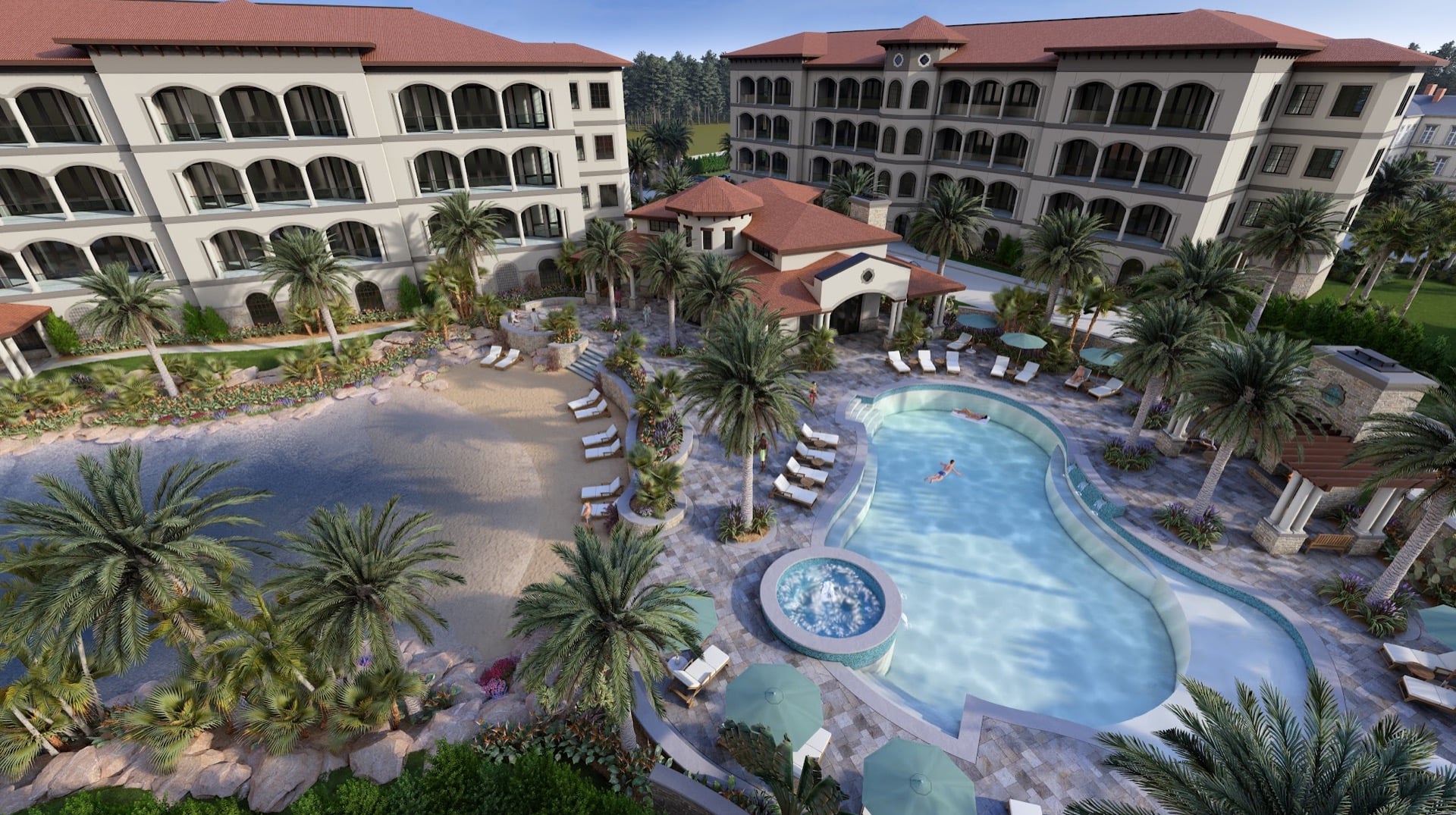 Cathedral Lakes architectural rendering — master plan vision 14