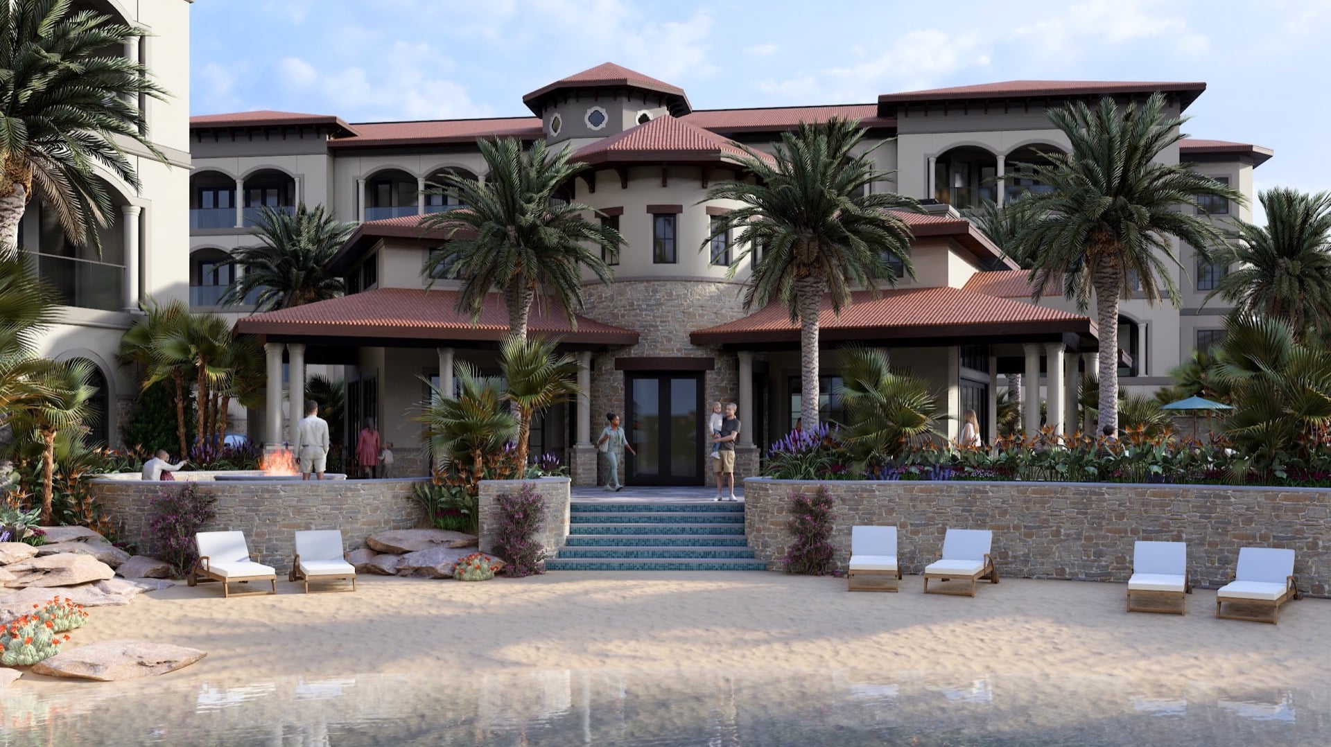 Cathedral Lakes architectural rendering — master plan vision 16
