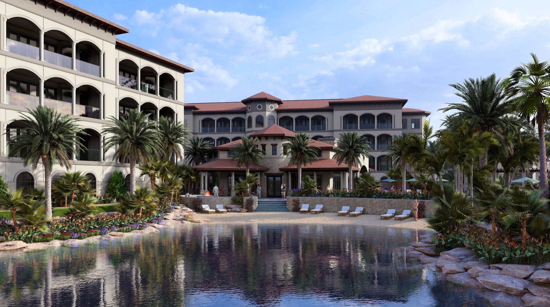 Cathedral Lakes architectural rendering — master plan vision 20