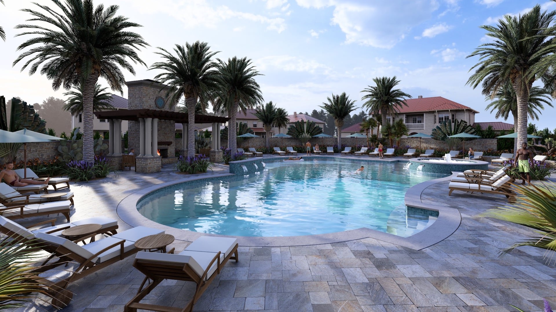 Cathedral Lakes architectural rendering — master plan vision 22