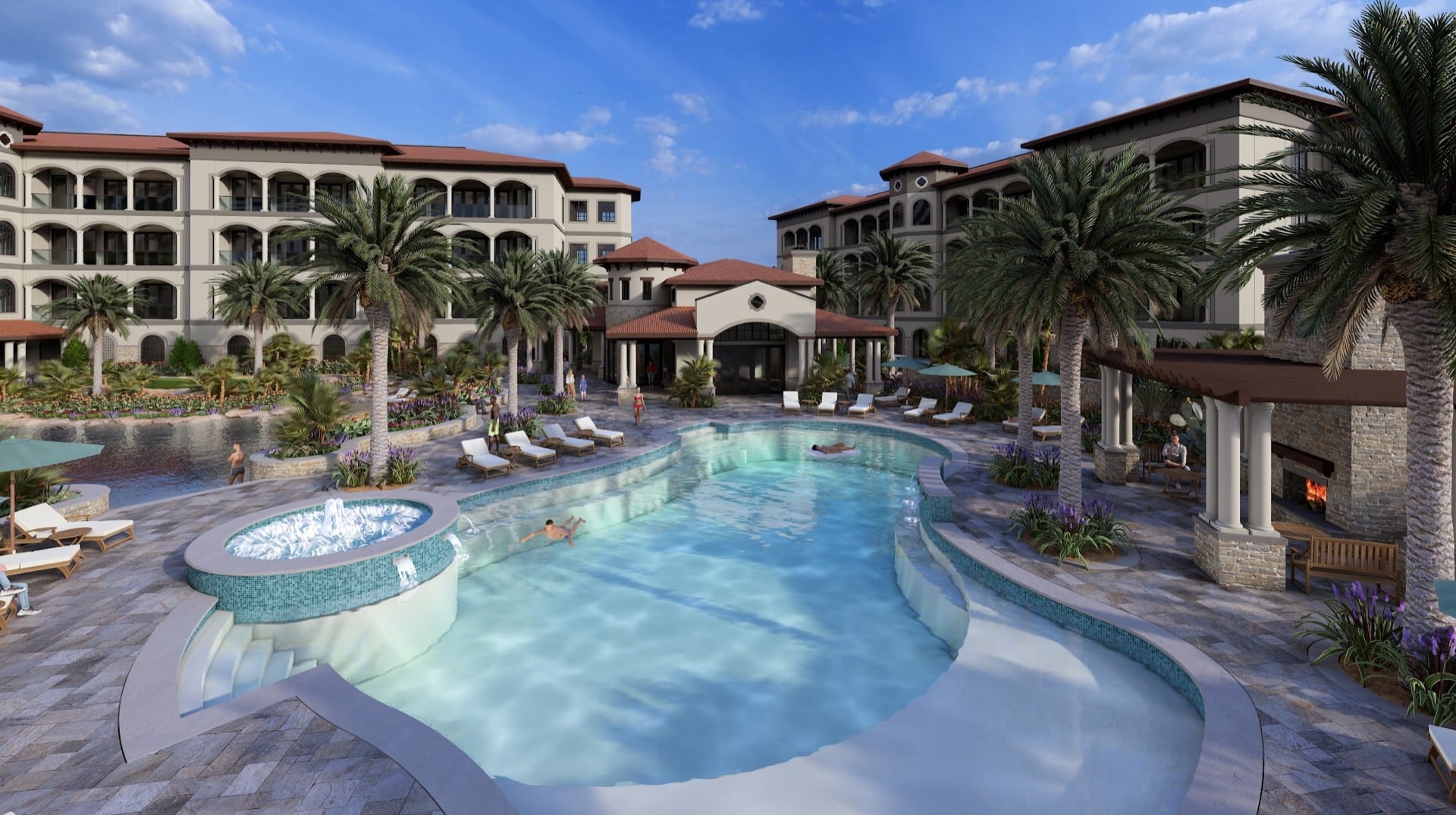 Cathedral Lakes architectural rendering — master plan vision 23