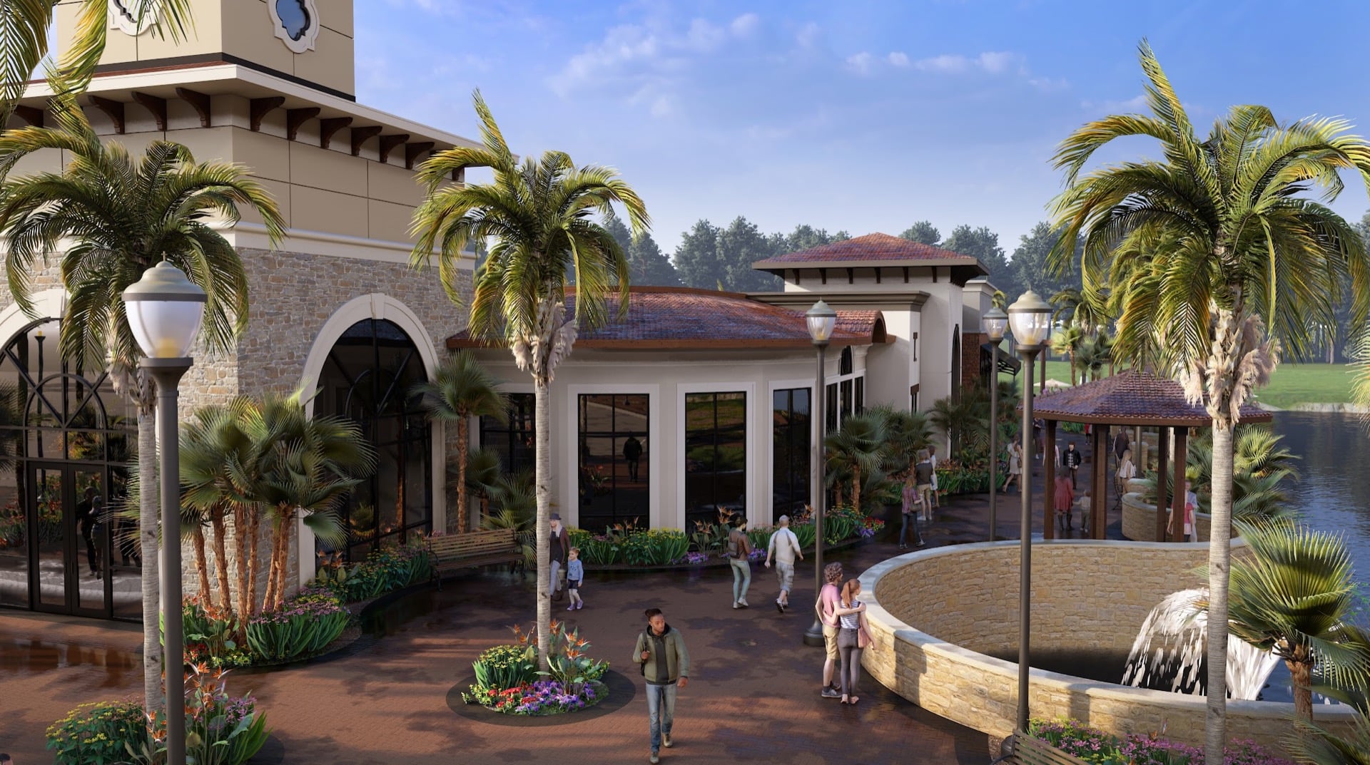 Cathedral Lakes architectural rendering — master plan vision 9